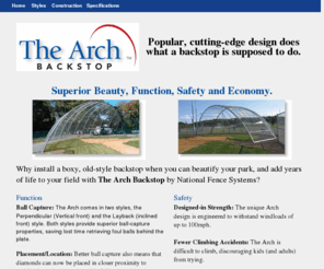 archbackstops.com: The Arch Backstop
