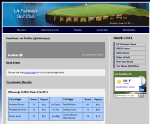 lafairways.org: LA Fairways - Home
L.A. Fairways Golf Club, member of the WSGA Golf Club