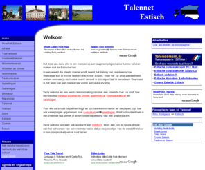 estischetaal.nl: Welkom - Talennet Estisch
Welkom. Talennet Estisch. Wij bieden een brede website die zich richt op verschillende aspecten van Estland en de Estische taal. 