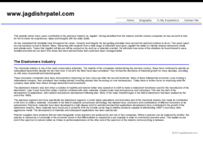 jagdishrpatel.com: Jagdish Patel | The Elastomers Industry
Jagdish R Patel has 25 years' experience in the polymers industry and wishes to share his knowledge experiences