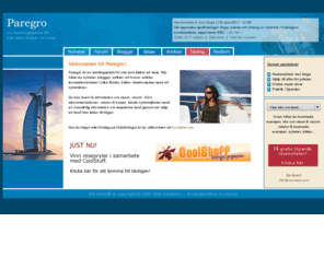 paregro.se: Paregro - en samlingsplats för oss som älskar att resa
Här samlas reseintresserade och utbyter tips och fakta!