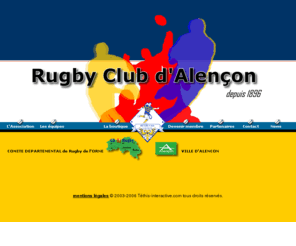 rcalencon.com: Rugby Club d'Alençon
Toute l'actualité du Rugby Club d'Alençon, le calendrier des rencontres, les résultats équipes par équipes, la boutique de produits siglés RCA...