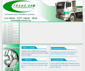 transseg.com: TRANS-SEG Transportes --> Fazendo seu Négocio andar.
