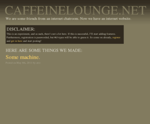 caffeinelounge.net: CaffeineLounge.net
