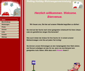 rolling-holiday.net: Rolling Holiday Wohnwagenvermietung - Home
Wohnwagenvermietung