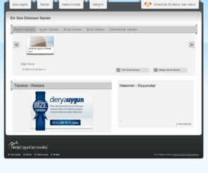 deryauygun.com: Konut, Arsa, Devremülk, İş Yeri, Emlak İlanları - Derya Uygun Gayrimenkul
Derya Uygun - Gayrimenkul'de Çözüm Ortağınız
