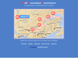 multiautotrans.com: Multi Automatique Transmission, LE spécialiste de la transmission au Québec!
Nous sommes spécialisés dans la réparation, l'installation et le ré-usinage complet des boîtiers de transmission automatiques et manuelles, transmissions industrielles et Allison, disques d'embrayage, cardans et différentiels autant pour les automobiles que pour les camions.