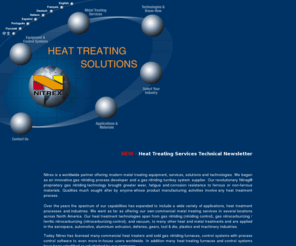 nitrex.com: Nitriding - Heat Treating and Gas Nitriding - Nitrex.com
We specialize in heat treating technologies, especially nitriding. Our Nitreg gas nitriding processes are used in many industries and applications.