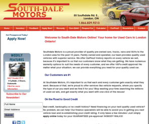 southdalemotors.com: Southdale Motors of London Ontario | Used Cars London, London Auto Sales, Used Car Loans, Car Financing
London's first choice for premium-quality used cars, trucks, vans and SUVs. Hundred of cars to choose from, with 100% Approval hassle-free financing.