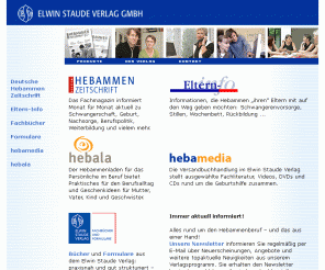 Staudeverlag.de Praxiswissen und Praktisches für Hebammen Elwin