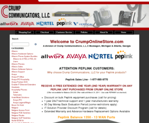 crumpcommunications.com: Welcome To Crump Comminications! 1-877-278-6726
Crump Communications L.L.C. offers business telephone systems, voice and data, music-on-hold, and much more. Crump Communications is an authorized Avaya Business Partner since 1996.