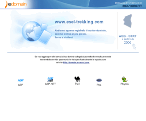 esel-trekking.com: .:: esel-trekking.com ::.
Registrazione domini italiani, europei ed internazionali di primo e secondo livello. Ampia offerta di servizi hosting.