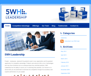 5whleadership.com: 5WH Leadership
a site for leadership discovery