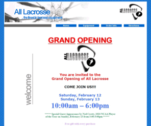 alllacrosse.com: All Lacrosse | the finest in Lacrosse equipment | 973-509-0303
