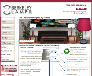 berkeleylamp.com: Berkeley Lamp II
New! Berkeley Lamp II provides full user control for both task and ambient lighting. Task and ambient lighting in one lamp. The Berkeley Lamp II is environmentally conscious. The Berkeley Lamp II uses 100% post-consumer packaging materials, and is an energy saving lighting source. Versatile design with multiple shade options.