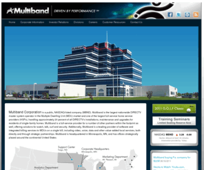 directechsw.com: Multiband Corporation
Multiband specializes in bundling multiple technologies to bring customers added convenience and value, backed by high-quality service and support.