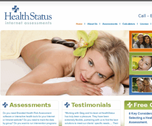 hra.net: HealthStatus Health Risk Assessment
Health risk assessment software and health calculators. Put HRA software and health calculators on your Internet or intranet site.