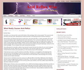 acidrefluxwise.com: Acid Reflux
Acid Reflux: Facts about Acid Relux & GERD