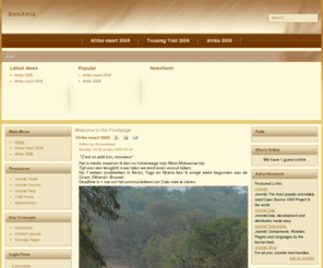 benafrik.org: Welcome to the Frontpage
Joomla! - De dynamische portaalmotor en artikelbeheersysteem
