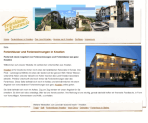 ferienhaus-in-dalmatien.de: Ferienhäuser in Kroatien
Portal für Ferienhäuser in Kroatien