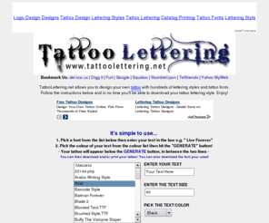Designtattoo Font on Tattoo Lettering   Design Your Own Tattoo Lettering Using Tattoo Fonts