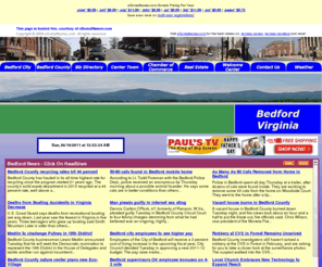 bedfordvirginia.biz: Bedford Virginia
Bedford, Va News, Information & Links. D-Day Memorial, Beale's Treasure, Peaks of Otter