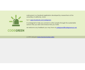 codegreenuci.net: code green
