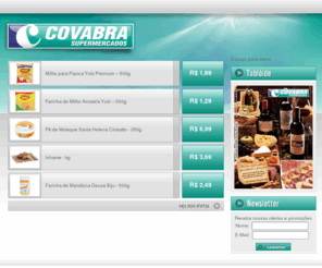 covabra.com.br: Supermercados Covabra
Supermercado Covabra, rede com  mais de 10 lojas na região de Campinas, interior de São Paulo