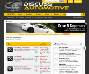 discussautomotive.com: Discuss Automotive
Discuss Automotive is your ultimate Automotive forum.