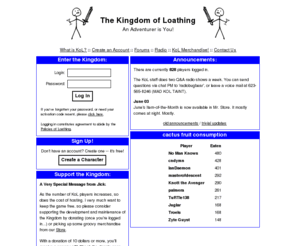 kingdomofloathing.com: The Kingdom of Loathing
