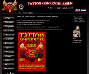 tattooconvention.biz: Tattoo Conventie Assen
De Tattoo Conventie Assen vindt plaats op 9, 10 en 11 September 2011.