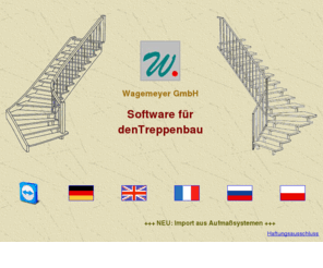wagemeyer.com: Wagemeyer GmbH
Wagemeyer GmbH
          Software für den Treppenbau