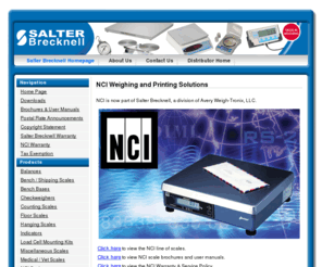 wt-nci.com: Salter Brecknell - Salter Brecknell Homepage
Salter Brecknell USA; weighing products, systems and scales