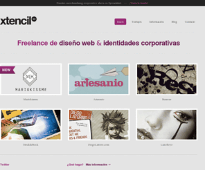 xtencil.com: Xtencil - Freelance de diseño gráfico para la web e identidades corporativas
Freelance de diseño gráfico para la web y diseño de logotipos