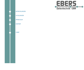 ebers.de: Ebers Datentechnik, wir bringen Ihre Daten(banken) ins Web....
Die Ebers Datentechnik GbR entwickelt Datenbank gesttzte Webapplikationen. Dabei werden Middleware wie Coldfusion (CFML), ASP, PHP zur Anwendung gebracht. Ebers Datentechnik GbR hat Ihren Sitz in Nordrhein Westfalen, Pulheim.
