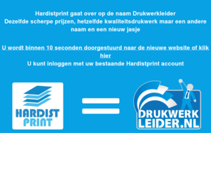 hardistprint.com: Home
Voordelig kwaliteitsdrukwerk - een uitgebreid assortiment met onder andere Flyers, Posters, Briefpapier, Stickers, Spandoeken en Visitekaartjes.