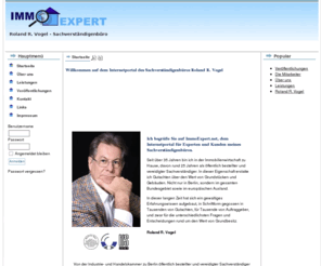 immoexpert.com: Sachverständigenbüro Roland R. Vogel - ImmoExpert - Startseite
Joomla - the dynamic portal engine and content management system