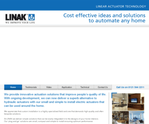 linak-lifestyle.com: Linak - Linear Actuator Technology | Cost effective actuation solutions to automate any home | Adjustable kitchens | Kitchen actuator | Tv lift system | Tv lift actuator | Actuator flat screen lift | Height adjustable furniture
Innovative actuation solutions to improve you lifestyle and your home, Plug and go actuator solutions easily integrated in to the designs of your home interiors