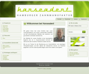 zahntechnik-hamburg.net: Willkommen bei Hanseadent
Hanseadent das hamburger Dentallabor das mit Vielseitigkeit und hohem Quallitätsanspruch Dentaltechnik realisiert und kommuniziert.