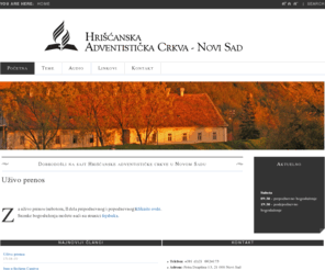 adventistinovisad.org: Dobrodošli na sajt Hrišćanske adventističke crkve u Novom Sadu
Adventisti Novi Sad