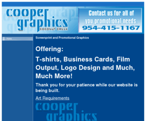 cooper-graphics.com: Home - Cooper Graphics
A WebsiteBuilder Website