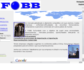 fobb.net: FOBB - Trabalhando para você
Se você quiser importar ou exportar da China ou Brasil, nós somos a solução