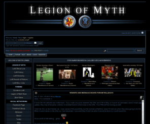 legionofmyth.com: Legion of Myth Message Board
Legion of Myth Message Board