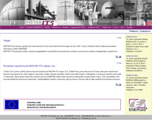 myenergis.com: INSTAR ITS Ostrava, a.s.
INSTAR ITS poskytuje služby v oblasti energetického hospodářství průmyslových podniků a provozních systémů energetických společností.