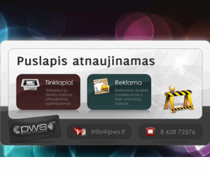 pws.lt: Perfect WEB Solutions
Tinklapių ir jų dizainų kūrimas, atnaujinimas, optimizavimas paieškos sistemoms. Gaminame reklaminius skydelius, flash animacijas.