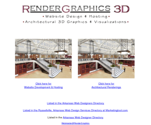 rendergraphics.com: RenderGraphics 3D Home Page
RenderGraphics 3D, Russellville, AR 72802, Providing architectural rendering, illustration, and 3d computer rendering to architects, developers, builders, and agencies nationwide