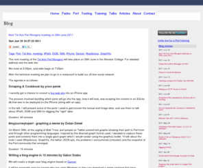 szabgab.com: Blog of Gabor Szabo
Gabor Szabo International Perl trainer and developer. Specializing in Automated Quality Assurance and Web backend development.