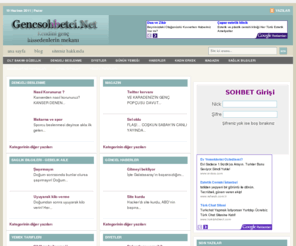 gencsohbetci.net: sohbet, sohbet odaları, sohbet kanalları, sohbet siteleri, Gencsohbetci.net
Gencsohbetci.net Sohbet, sohbet odaları, sohbet kanalları, sohbet siteleri