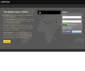 jumppunk.com: Jumppunk - Connection Thats Matters
Search and connect with your friends, because Connections Thats Matters