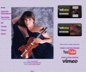 kbentley.com: Karen Bentley
Karen Bentley Pollick -- Violinist